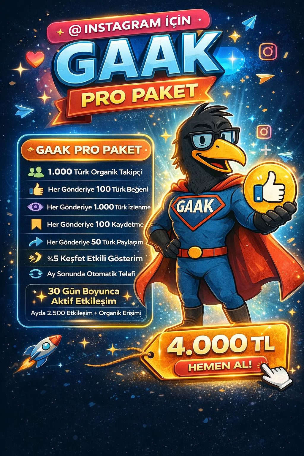 instagram takipci paketi