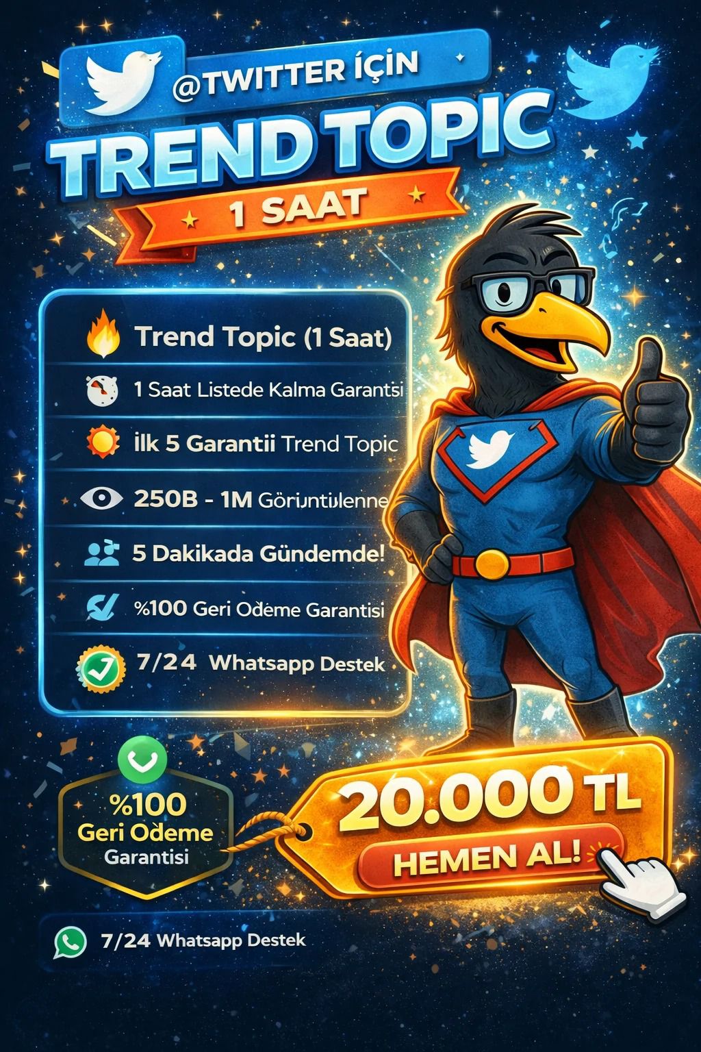 twitter trendtopic olmak